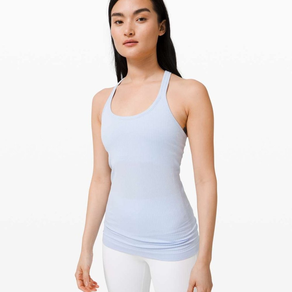 Lululemon Ebb to Street Tank Daydream - size 8
